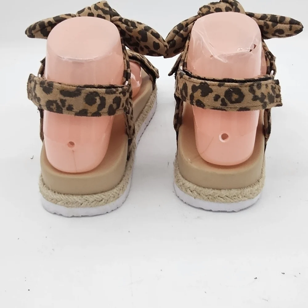 Treasure & Bond Eliza Sandals Tan Leopard Size 5 - Picture 9 of 13